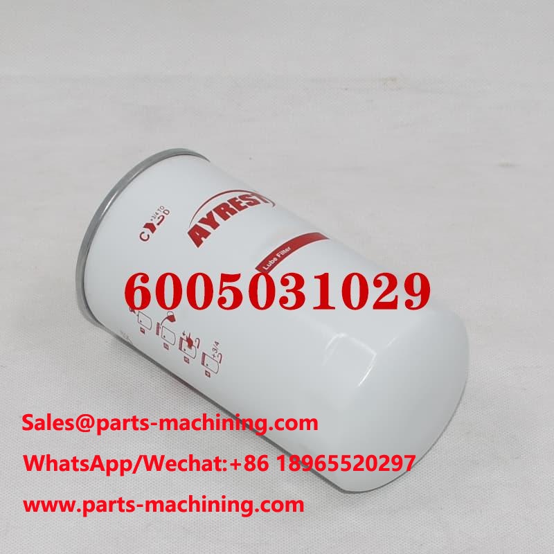 6005031029 ไส้กรองน้ำมันเครื่องที่ดีที่สุดสำหรับรถบรรทุก